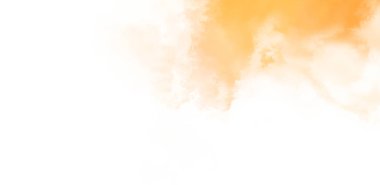 Beyaz arkaplanda soyut renkli suluboya. Dijital resim.