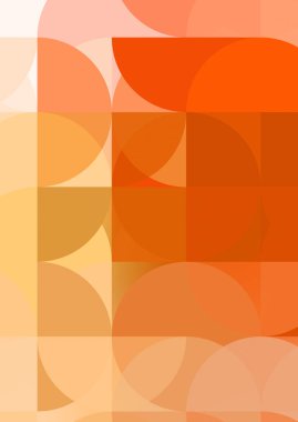 Dairesel şekillerin katmanları renkli ve canlı bir tasarım yaratıyor. Dairelerin sayısal çizimi. Gelecekçi tasarım şablonu.