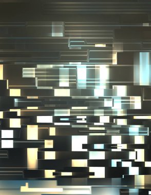 Geometrik çok renkli kesişen çizgiler. Dijital teknolojinin grafiksel çizimi. Soyut arkaplan. 