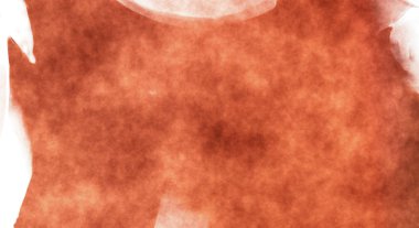 Beyaz arkaplanda soyut renkli suluboya. Dijital resim.