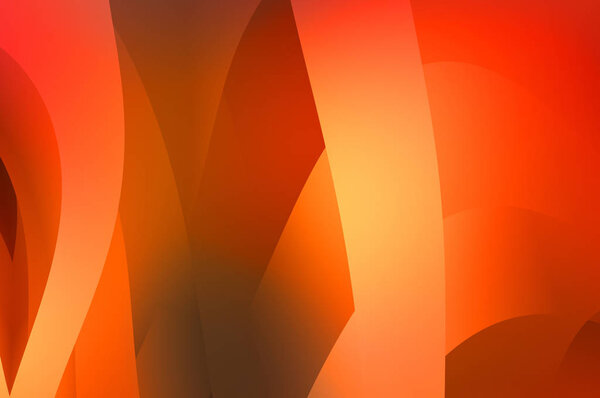 Abstract background with colorful gradient. Vibrant graphic wallpaper with stripes design. Fluid 2D illustration of modern movement.