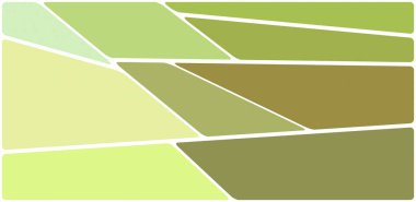 Beyaz boşluğu olan renkli bir çizim. Soyut geometrik desen. Mozaik arka plan. Geometrik çok renkli şekiller.