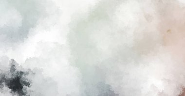 Suluboya arka planda lekeler ve lekelerle boyanmış. Fırça darbesi ile boyanmış. 2d Görüntü.