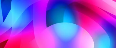 Renkli gradyan ile soyut arkaplan. Çizgili çizgili canlı duvar kâğıdı. Modern hareketin akışkan 2d çizimi.