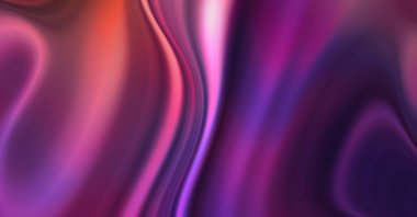 Kavisli çizgileri olan soyut bir arkaplan. Soyut ve gradyan renkte renkli çizimler. Çizgili desenli canlı dalga deseni.