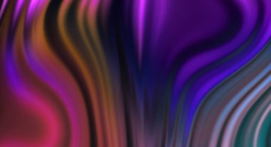 Kavisli çizgileri olan soyut bir arkaplan. Soyut ve gradyan renkte renkli çizimler. Çizgili desenli canlı dalga deseni.