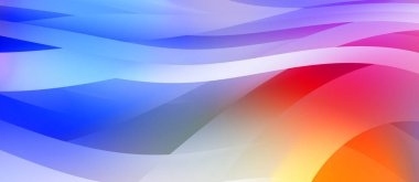 Renkli gradyan ile soyut arkaplan. Çizgili çizgili canlı duvar kâğıdı. Modern hareketin akışkan 2d çizimi.