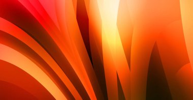 Renkli gradyan ile soyut arkaplan. Çizgili çizgili canlı duvar kâğıdı. Modern hareketin akışkan 2d çizimi.