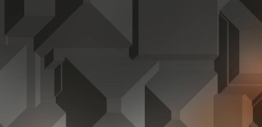 Çokgen arka plan. Geometrik tasarımlı renkli duvar kağıtları. Dijital 3d illüstrasyon.