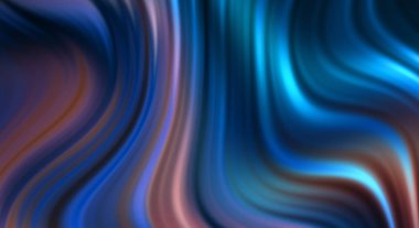 Kavisli çizgileri olan soyut bir arkaplan. Soyut ve gradyan renkte renkli çizimler. Çizgili desenli canlı dalga deseni.