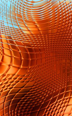 Soyut arkaplan. Renkli dalgalı tasarım duvar kağıdı. yaratıcı grafik 2D çizim. Dinamik şekilli modaya uygun sıvı örtüsü.