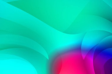 Renkli gradyan ile soyut arkaplan. Çizgili çizgili canlı duvar kâğıdı. Modern hareketin akışkan 2d çizimi.