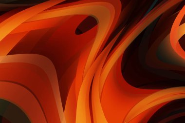 sıvı soyut arkaplan ve renkli gradyan. Modern hareketin 2d illüstrasyonu.