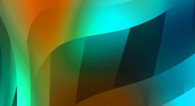 Renkli gradyan ile soyut arkaplan. Çizgili çizgili canlı duvar kâğıdı. Modern hareketin akışkan 2d çizimi.