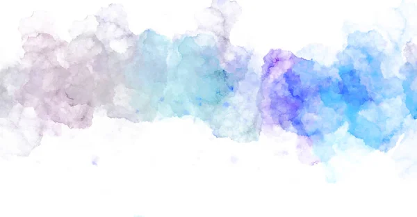 Watercolor Painted Background Blots Splatters Brush Stroked Painting Illustration — 스톡 사진