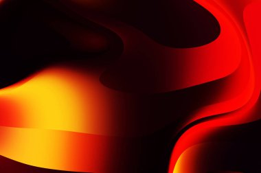 sıvı soyut arkaplan ve renkli gradyan. Modern hareketin 2d illüstrasyonu.