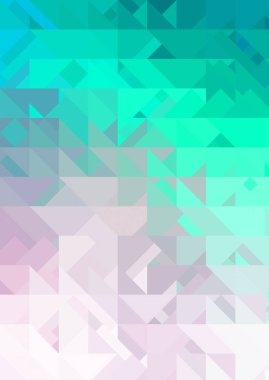 Beyaz arkaplanda kesişen şekiller dizaynı. Soyut minimalist duvar kağıdı. Renkli geometrik şablon.