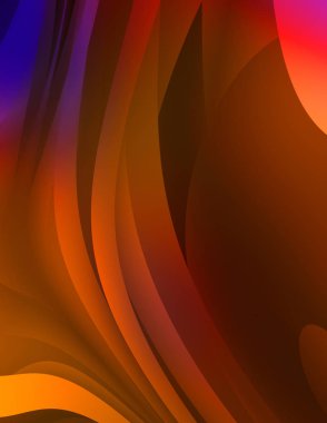 Renkli gradyan ile soyut arkaplan. Çizgili çizgili canlı duvar kâğıdı. Modern hareketin akışkan 2d çizimi.