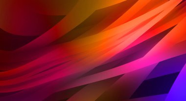 Renkli gradyan ile soyut arkaplan. Çizgili çizgili canlı duvar kâğıdı. Modern hareketin akışkan 2d çizimi.