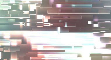 Geometrik çok renkli kesişen çizgiler. Dijital teknolojinin grafiksel çizimi. Soyut arkaplan. 