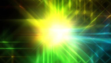 Işıl ışıl parlayan bir ışık. Enerjik enerji arka planı. Işığın ışınları ruhani bir ışıltıyla. Güzel duvar kağıdı.