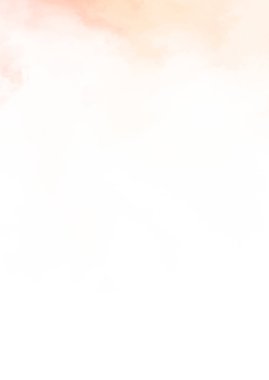 Beyaz arkaplanda soyut renkli suluboya. Dijital resim.