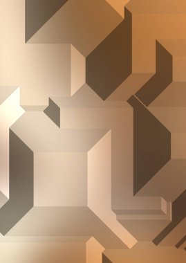 Çokgen arka plan. Geometrik tasarımlı renkli duvar kağıtları. Dijital 3d illüstrasyon.