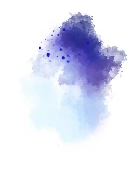 Watercolor Painted Background Blots Splatters Brush Stroked Painting Illustration — Stock Photo, Image