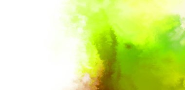 Beyaz arkaplanda soyut renkli suluboya. Dijital resim.