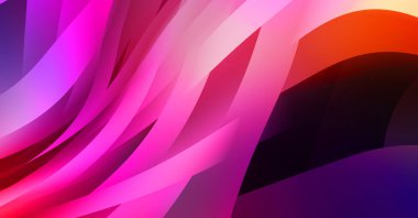 Renkli gradyan ile soyut arkaplan. Çizgili çizgili canlı duvar kâğıdı. Modern hareketin akışkan 2d çizimi.