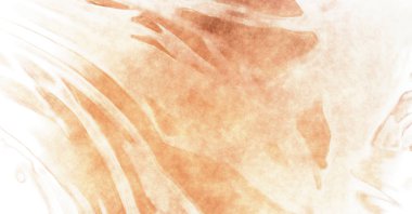 Beyaz arkaplanda soyut renkli suluboya. Dijital resim.