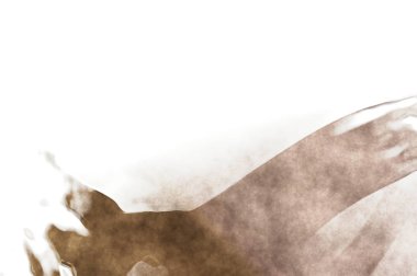 Beyaz arkaplanda soyut renkli suluboya. Dijital resim.