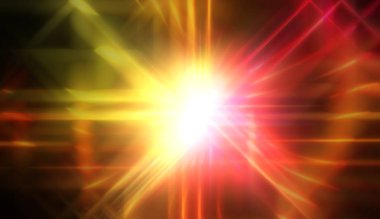 Işıl ışıl parlayan bir ışık. Enerjik enerji arka planı. Işığın ışınları ruhani bir ışıltıyla. Güzel duvar kağıdı.