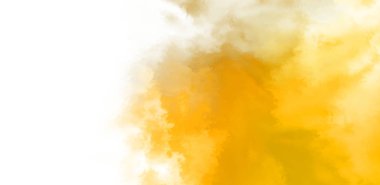 Beyaz arkaplanda soyut renkli suluboya. Dijital resim.