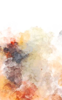 Suluboya arka planda lekeler ve lekelerle boyanmış. Fırça darbesi ile boyanmış. 2d Görüntü.