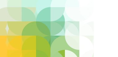 Dairesel şekillerin katmanları renkli ve canlı bir tasarım yaratıyor. Dairelerin sayısal çizimi. Gelecekçi tasarım şablonu.