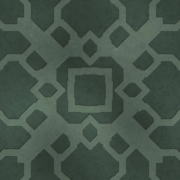 Bezešvé Scifi Panely Futuristická Textura Geometrický Vzorec Trupu Vesmírné Lodi — Stock fotografie