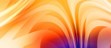 Renkli gradyan ile soyut arkaplan. Çizgili çizgili canlı duvar kâğıdı. Modern hareketin akışkan 2d çizimi.