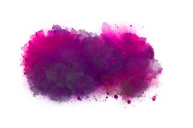 Suluboya arka planda lekeler ve lekelerle boyanmış. Fırça darbesi ile boyanmış. 2d Görüntü.