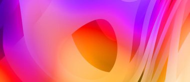 Renkli gradyan ile soyut arkaplan. Çizgili çizgili canlı duvar kâğıdı. Modern hareketin akışkan 2d çizimi.