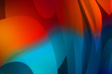 Renkli gradyan ile soyut arkaplan. Çizgili çizgili canlı duvar kâğıdı. Modern hareketin akışkan 2d çizimi.