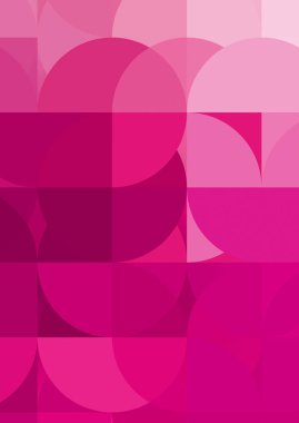 Dairesel şekillerin katmanları renkli ve canlı bir tasarım yaratıyor. Dairelerin sayısal çizimi. Gelecekçi tasarım şablonu.