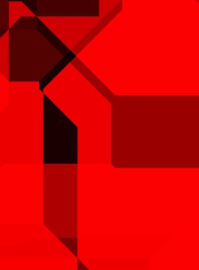 Renkli ve canlı geometrik şekiller katmanları var. Bir teknoloji planının dijital illüstrasyonu. Gelecekçi tasarım şablonu.