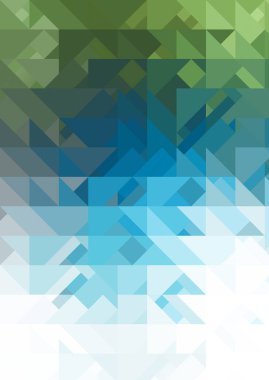 Beyaz arkaplanda kesişen şekiller dizaynı. Soyut minimalist duvar kağıdı. Renkli geometrik şablon.