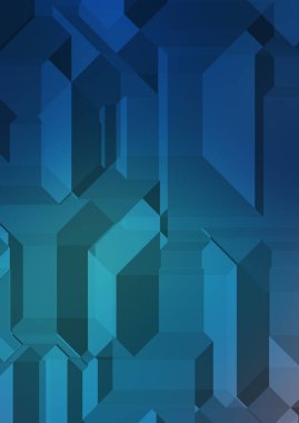 Çokgen arka plan. Geometrik tasarımlı renkli duvar kağıtları. Dijital 3d illüstrasyon.