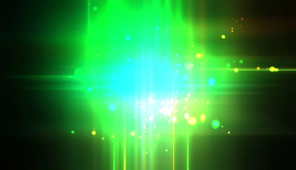 Cool background of vivid and vibrant light flares. Colorful glossy lights display with burst effect. Sparkling multicolored background.