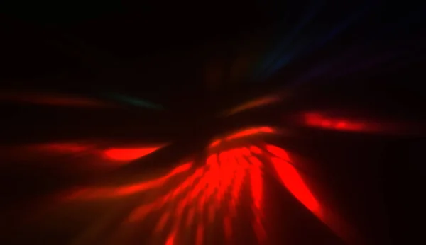 Lichte Deeltjes Beweging Waardoor Een Uitbarsting Van Gloeiende Veelkleurige Stralen — Stockfoto
