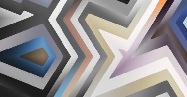 Sıvı renkli gradyanı olan soyut bir arkaplan. Modern kentsel grafiğin 2D çizimi. Graffiti tasarımı duvar kağıdına ilham verdi.