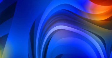 Renkli gradyan ile soyut arkaplan. Çizgili çizgili canlı duvar kâğıdı. Modern hareketin akışkan 2d çizimi.