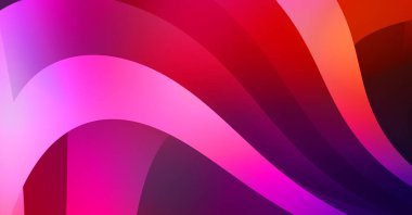 Renkli gradyan ile soyut arkaplan. Çizgili çizgili canlı duvar kâğıdı. Modern hareketin akışkan 2d çizimi.